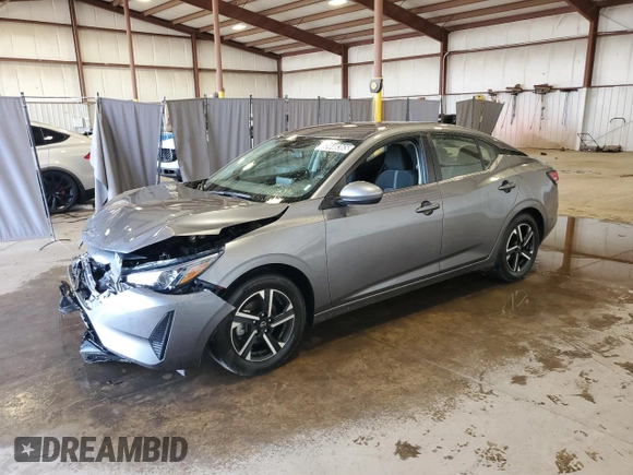 2024 Nissan Sentra SV with VIN 3N1AB8CVXRY347880, listed as a Copart auction lot 63448365 with 24,280 mi miles and Clean title. Bid and sale history available at DreamBid. Image 1.
