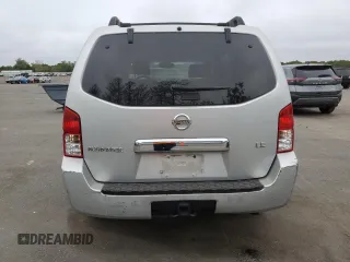 2005 Nissan Pathfinder LE with VIN 5N1AR18WX5C741945, listed as a Copart auction lot 71729874 with 130,975 mi miles and Salvage Title. Bid and sale history available at carsss.com. Image 6.
