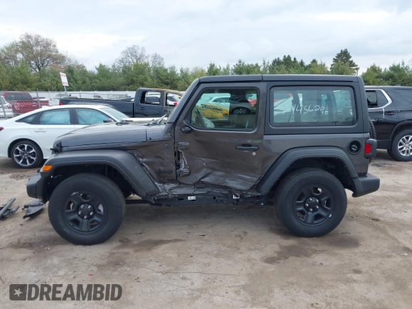 2022 Jeep Wrangler Willys Sport with VIN 1C4GJXAN8NW223101, listed as a IAAI auction lot 42145620 with 42,831 mi miles and . Bid and sale history available at DreamBid. Image 15.