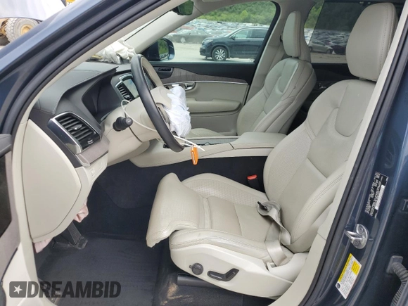 2022 Volvo XC90 Inscription with VIN YV4A221L3N1825175, listed as a Copart auction lot 57936225 with 52,499 mi miles and Salvage title. Bid and sale history available at DreamBid. Image 7.