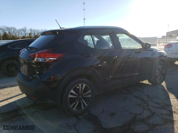 2018 Nissan Kicks SR with VIN 3N1CP5CU2JL515710, listed as a Copart auction lot 88911005 with 153,341 mi miles and Salvage Title. Bid and sale history available at carsss.com. Image 3.