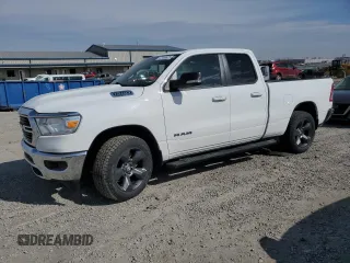 2021 Ram 1500 Big Horn with VIN 1C6SRFBT3MN796610, listed as a Copart auction lot 47459625 with 67,078 mi miles and Salvage title. Bid and sale history available at DreamBid. Image 1.