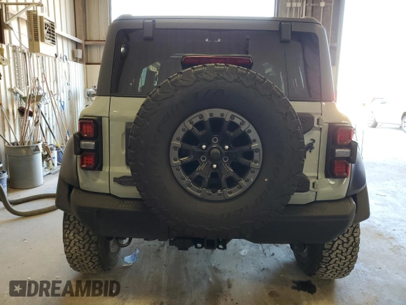 2023 Ford Bronco Raptor with VIN 1FMEE5JRXPLB78200, listed as a Copart auction lot 83152274 with 3,219 mi miles and Salvage Title. Bid and sale history available at carsss.com. Image 6.