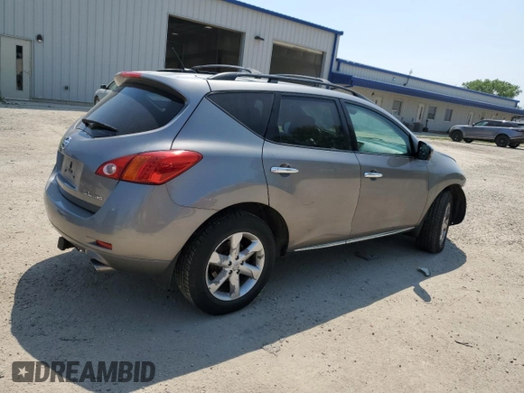 2009 Nissan Murano LE with VIN JN8AZ18W29W120860, listed as a Copart auction lot 62857124 with 199,955 mi miles and Non Repairable. Bid and sale history available at carsss.com. Image 3.