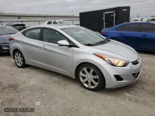 2011 Hyundai Elantra Ltd with VIN KMHDH4AE3BU142023, listed as a Copart auction lot 48465955 with 120,069 mi miles and Salvage Title. Bid and sale history available at carsss.com. Image 4.