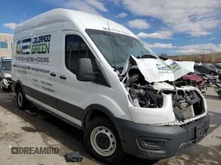 2020 Ford Transit Cargo with VIN 1FTBR1XG9LKB78778, listed as a Copart auction lot 46772515 with 64,396 mi miles and Salvage Title. Bid and sale history available at DreamBid. Image 4.