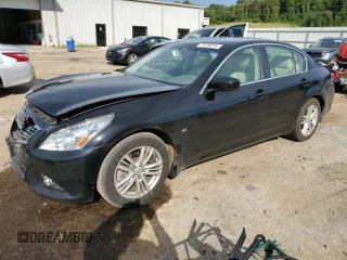 2015 Infiniti Q40 with VIN JN1CV6AP4FM500874, listed as a Copart auction lot 73136164 with 123,993 mi miles and Salvage Title. Bid and sale history available at carsss.com. Image 1.