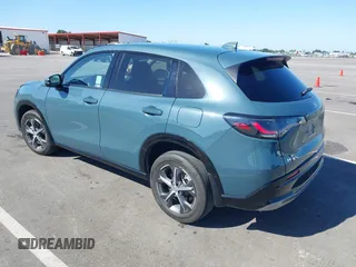 2023 Honda HR-V EX-L with VIN 3CZRZ1H77PM702998, listed as a IAAI auction lot 42267423 with 25,438 mi miles and . Bid and sale history available at DreamBid. Image 3.