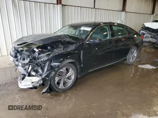 2018 Honda Accord EX-L z VIN 1HGCV1F5XJA156860, wystawiony jako Copart lot #55927115 z przebiegiem 69 497 mil mil oraz Szkoda całkowita • Salvage title. Historia ofert i sprzedaży dostępna na DreamBid. Obrazek 1.