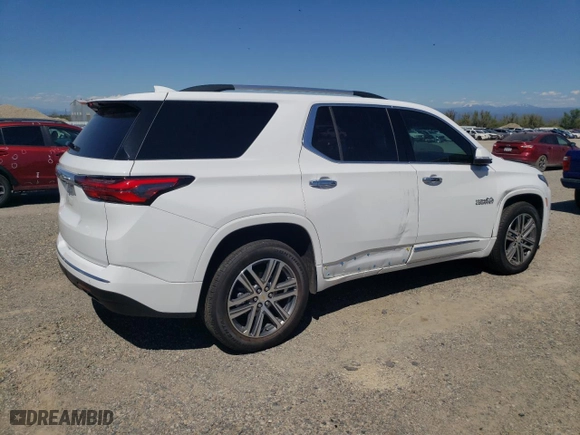 2023 Chevrolet Traverse High Country with VIN 1GNEVNKW4PJ174168, listed as a Copart auction lot 51582914 with 0 mi miles and Salvage Title. Bid and sale history available at carsss.com. Image 3.