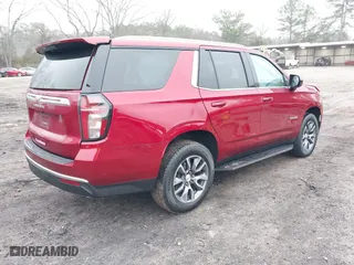 2023 Chevrolet Tahoe LS with VIN 1GNSCMKD4PR308051, listed as a IAAI auction lot 41553323 with 46,708 mi miles. Bid and sale history available at carsss.com. Image 4.