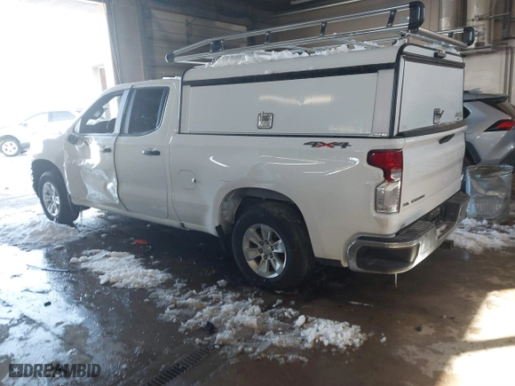 2021 Chevrolet Silverado 1500 Work Truck with VIN 1GCRYAEH2MZ299187, listed as a IAAI auction lot 41315157 with 97,272 mi miles. Bid and sale history available at carsss.com. Image 3.
