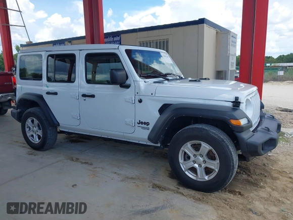 2021 Jeep Wrangler Unlimited Sport z VIN 1C4HJXDG7MW805657, wystawiony jako IAAI lot #42481446 z przebiegiem 24 299 mil mil oraz . Historia ofert i sprzedaży dostępna na DreamBid. Obrazek 13.