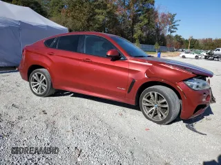 2015 BMW X6 xDrive35i with VIN 5UXKU2C50F0N77795, listed as a Copart auction lot 74575693 with 84,536 mi miles. Bid and sale history available at carsss.com. Image 4.