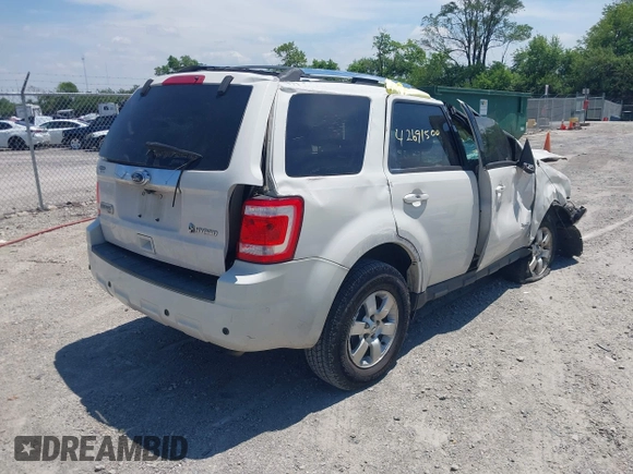 2010 Ford Escape Hybrid with VIN 1FMCU4K35AKB02976, listed as a IAAI auction lot 42691500 with Not provided miles and . Bid and sale history available at DreamBid. Image 4.