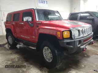 2006 Hummer H3 with VIN 5GTDN136768286831, listed as a Copart auction lot 77147574 with 193,459 mi miles and Salvage Title. Bid and sale history available at carsss.com. Image 4.