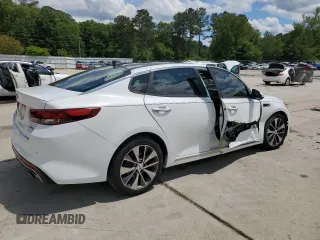 2016 Kia Optima SXL Turbo with VIN 5XXGV4L21GG015880, listed as a Copart auction lot 56623315 with 134,632 mi miles and Salvage title. Bid and sale history available at DreamBid. Image 3.