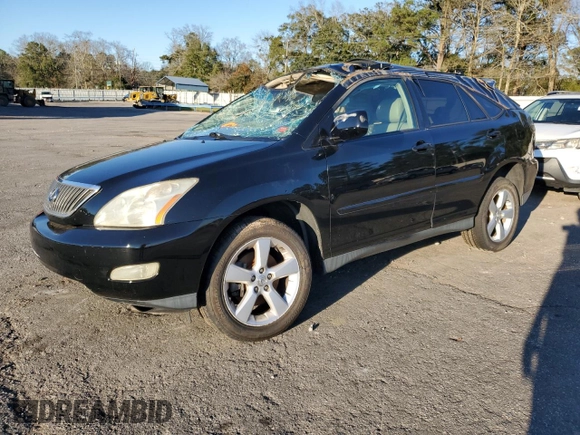 2006 Lexus RX with VIN 2T2GA31U96C047861, listed as a Copart auction lot 46599555 with 293,563 mi miles and Salvage Title. Bid and sale history available at carsss.com. Image 1.