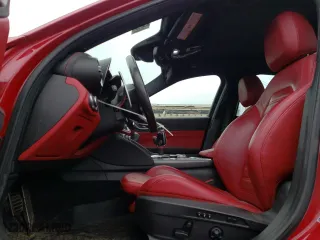 2021 Alfa Romeo Giulia Ti with VIN ZARFANBN4M7647744, listed as a Copart auction lot 51036045 with 83,974 mi miles and Salvage Title. Bid and sale history available at carsss.com. Image 7.