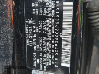 2023 Kia Telluride EX with VIN 5XYP34GC8PG361526, listed as a Copart auction lot 64473655 with 31,833 mi miles and Salvage title. Bid and sale history available at DreamBid. Image 13.
