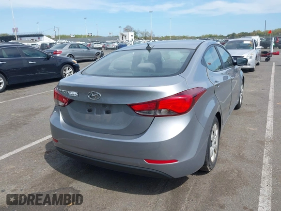 2016 Hyundai Elantra SE with VIN 5NPDH4AE7GH747894, listed as a IAAI auction lot 42146987 with 131,201 mi miles and . Bid and sale history available at DreamBid. Image 4.
