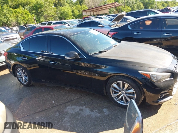 2015 Infiniti Q50 with VIN JN1BV7AP6FM335668, listed as a IAAI auction lot 42201480 with 234,970 mi miles and . Bid and sale history available at DreamBid. Image 1.