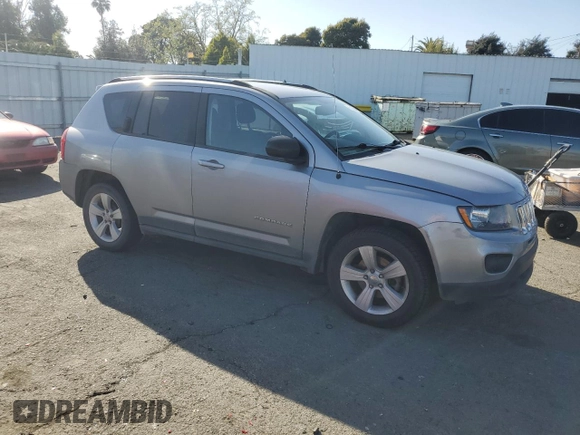 2017 Jeep Compass Sport with VIN 1C4NJCBA1HD124440, listed as a Copart auction lot 51674465 with 159,601 mi miles and Clean Title. Bid and sale history available at carsss.com. Image 4.