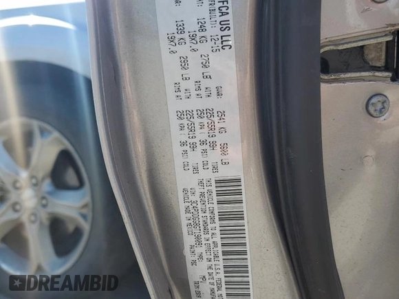 2016 Dodge Journey Crossroad Plus with VIN 3C4PDDGG8GT190091, listed as a Copart auction lot 43560765 with 96,225 mi miles and Salvage title. Bid and sale history available at DreamBid. Image 14.