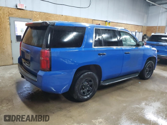 2018 Chevrolet Tahoe Commercial z VIN 1GNSKDEC0JR311574, wystawiony jako Copart lot #55945165 z przebiegiem 116 526 mil mil oraz Czysty tytuł • Clean title. Historia ofert i sprzedaży dostępna na DreamBid. Obrazek 3.