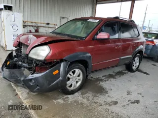 2006 Hyundai Tucson GLS with VIN KM8JN12D96U413317, listed as a Copart auction lot 58764635 with 134,008 mi miles and Salvage title. Bid and sale history available at DreamBid. Image 1.