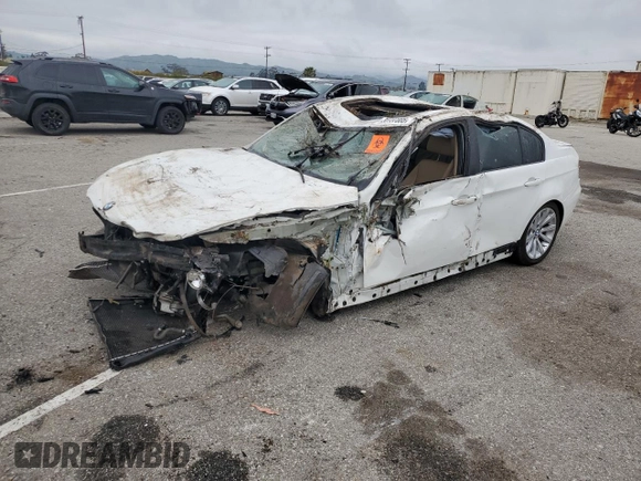 2011 BMW 3 Series 328i with VIN WBAPH5G51BNM83488, listed as a Copart auction lot 50737805 with Not Provided miles and Non Repairable. Bid and sale history available at carsss.com. Image 1.