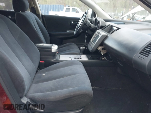 2007 Nissan Murano SL with VIN JN8AZ08W57W628246, listed as a IAAI auction lot 42036950 with 165,561 mi miles and . Bid and sale history available at DreamBid. Image 5.