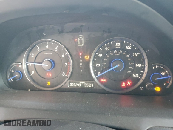 2010 Honda Accord Crosstour EX-L with VIN 5J6TF1H5XAL005119, listed as a Copart auction lot 83520684 with 65,249 mi miles and Salvage Title. Bid and sale history available at carsss.com. Image 9.