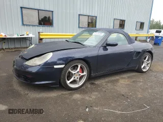 2004 Porsche Boxster S with VIN WP0CB29814U660431, listed as a Copart auction lot 57475295 with 53,223 mi miles and Salvage title. Bid and sale history available at DreamBid. Image 1.