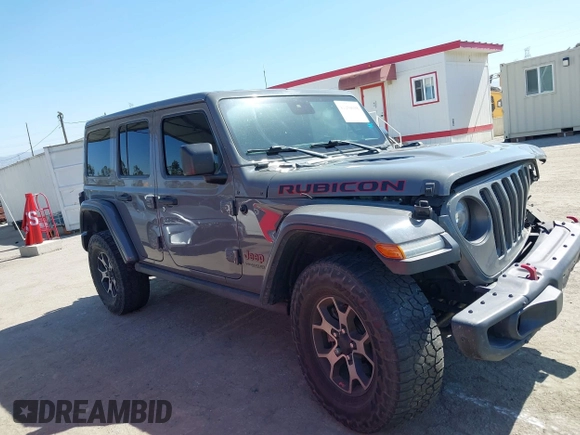 2019 Jeep Wrangler Unlimited Rubicon with VIN 1C4HJXFN6KW547401, listed as a IAAI auction lot 42250698 with 103,910 mi miles and . Bid and sale history available at DreamBid. Image 13.