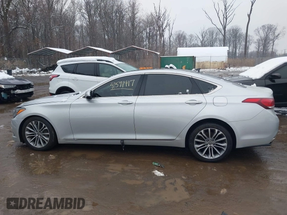 2017 Genesis G80 3.8L z VIN KMHGN4JE0HU203486, wystawiony jako IAAI lot #41571417 z przebiegiem 93 418 mil mil oraz . Historia ofert i sprzedaży dostępna na DreamBid. Obrazek 14.