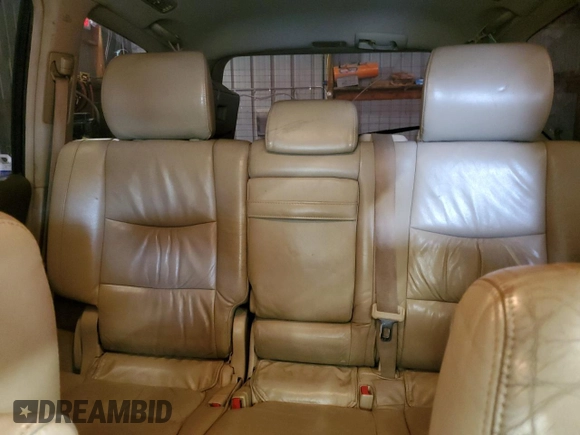 2006 Lexus GX 470 z VIN JTJBT20X560099980, wystawiony jako Copart lot #53036605 z przebiegiem 377 462 mil mil oraz Tytuł czysty. Historia ofert i sprzedaży dostępna na DreamBid. Obrazek 10.