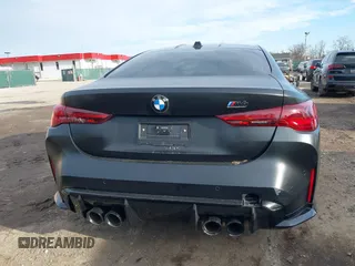 2025 BMW M4 Competition xDrive with VIN WBS33HK09SCS94928, listed as a IAAI auction lot 41485190 with 7,123 mi miles. Bid and sale history available at carsss.com. Image 17.