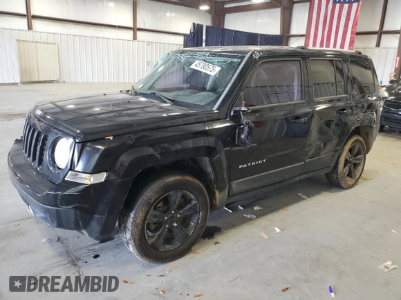 2012 Jeep Patriot Latitude with VIN 1C4NJRFB6CD689460, listed as a Copart auction lot 45780575 with 168,975 mi miles and Salvage Title. Bid and sale history available at carsss.com. Image 1.