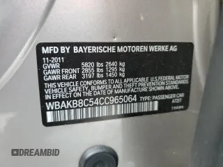 2012 BMW 7 Series 750Li с VIN WBAKB8C54CC965064, выставлен на аукционе Copart как лот 46308795 с пробегом 103 301 миль миль и Списание • Salvage title. История ставок и продаж доступна на DreamBid. Изображение 12.