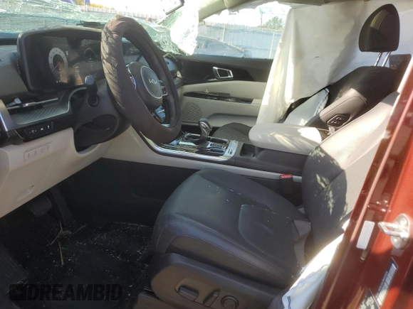 2024 Kia Carnival SX Prestige with VIN KNDNE5H37R6414924, listed as a Copart auction lot 77483414 with 10,016 mi miles and Salvage Title. Bid and sale history available at carsss.com. Image 7.