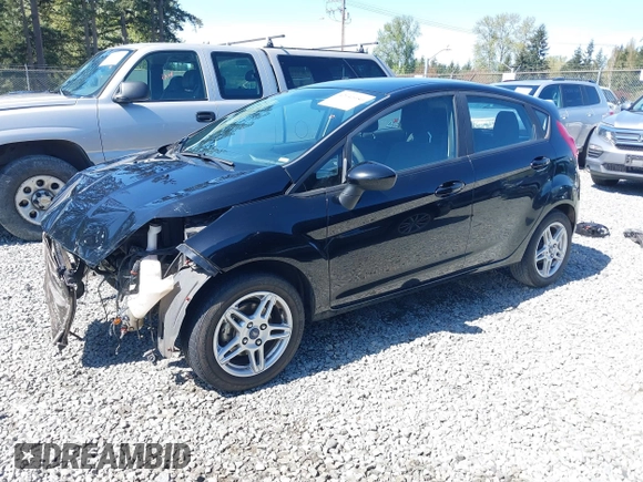 2019 Ford Fiesta SE with VIN 3FADP4EJ1KM155491, listed as a IAAI auction lot 42041050 with 72,381 mi miles. Bid and sale history available at carsss.com. Image 18.