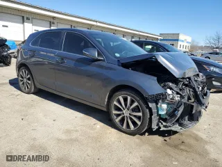 2019 Hyundai Elantra GT with VIN KMHH35LE4KU113780, listed as a Copart auction lot 47171385 with 93,467 mi miles and Salvage Title. Bid and sale history available at carsss.com. Image 4.