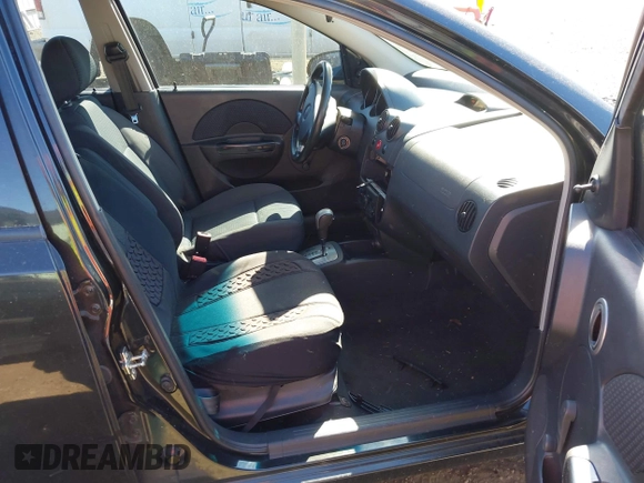 2008 Chevrolet Aveo LS with VIN KL1TD66668B114060, listed as a IAAI auction lot 42196550 with 89,456 mi miles and . Bid and sale history available at DreamBid. Image 5.