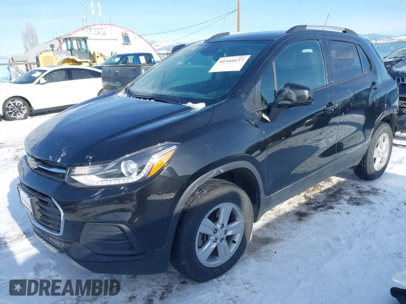 2021 Chevrolet Trax LT with VIN KL7CJPSB0MB333002, listed as a IAAI auction lot 41544127 with 65,551 mi miles. Bid and sale history available at carsss.com. Image 18.