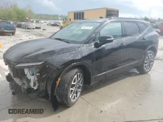 2024 Chevrolet Blazer RS z VIN 3GNKBERS7RS210452, wystawiony jako Copart lot #54875135 z przebiegiem 19 464 mil mil oraz Szkoda całkowita • Salvage title. Historia ofert i sprzedaży dostępna na DreamBid. Obrazek 1.