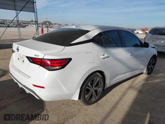 2021 Nissan Sentra SV with VIN 3N1AB8CV4MY220650, listed as a IAAI auction lot 41383290 with 87,547 mi miles and . Bid and sale history available at DreamBid. Image 4.