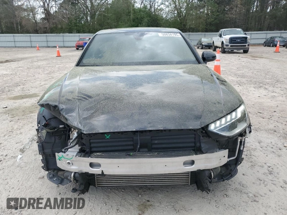2021 Audi A4 S line Premium Plus with VIN WAUEAAF43MN002480, listed as a Copart auction lot 50834195 with 31,183 mi miles and Salvage Title. Bid and sale history available at DreamBid. Image 5.