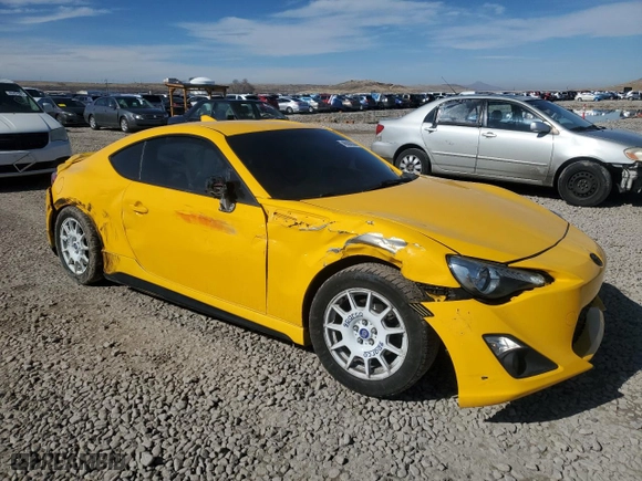 2015 Scion FR-S with VIN JF1ZNAA16F9706678, listed as a Copart auction lot 46362635 with 0 mi miles and Salvage Title. Bid and sale history available at carsss.com. Image 4.