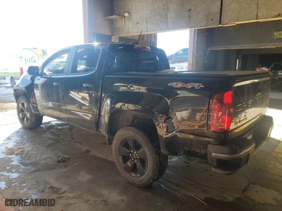 2022 Chevrolet Colorado 4WD Work Truck with VIN 1GCGTBEN2N1118851, listed as a Copart auction lot 88271245 with 0 mi miles and Salvage Title. Bid and sale history available at carsss.com. Image 2.